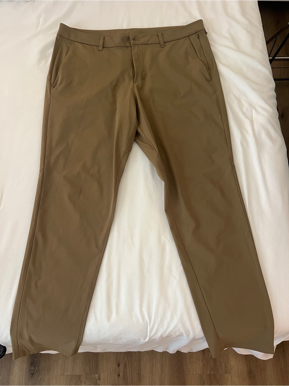 Mens Lululemon Tan ABC Pants 38x30